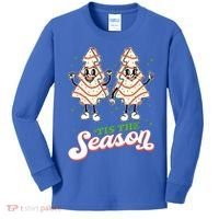 Little Tis' The Season Christmas Tree Cakes Debbie Tree Xmas Meaningful Gift Kids Long Sleeve Shirt thumb 0