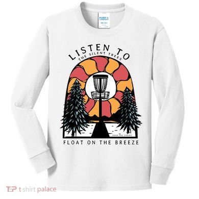 Listen To The Silent Trees Float On The Breeze Kids Long Sleeve Shirt
