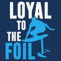 Loyal To The Foil, Foil Board Hydrofoil Surfing Women's Hoodie thumb 2