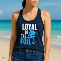 Loyal To The Foil, Foil Board Hydrofoil Surfing Women's Tank Top thumb 2