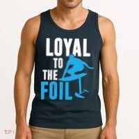 Loyal To The Foil, Foil Board Hydrofoil Surfing Tank Top thumb 3
