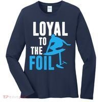 Loyal To The Foil, Foil Board Hydrofoil Surfing Women's Long Sleeve Shirt thumb 0