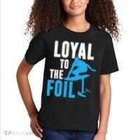 Loyal To The Foil, Foil Board Hydrofoil Surfing Kids T-Shirt thumb 2