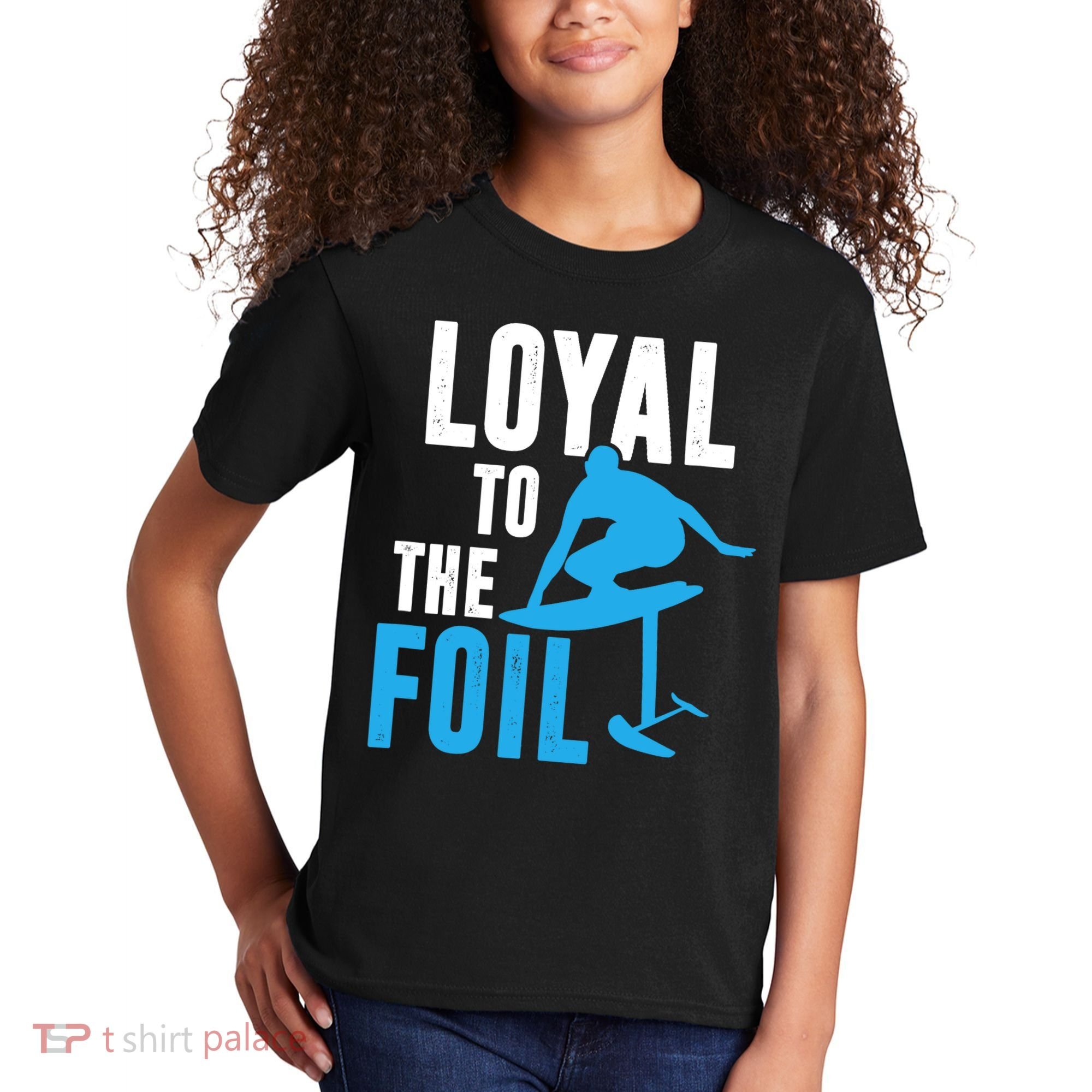 Loyal To The Foil, Foil Board Hydrofoil Surfing Kids T-Shirt