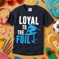Loyal To The Foil, Foil Board Hydrofoil Surfing Kids T-Shirt thumb 3