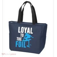 Loyal To The Foil, Foil Board Hydrofoil Surfing Tote Bag thumb 3