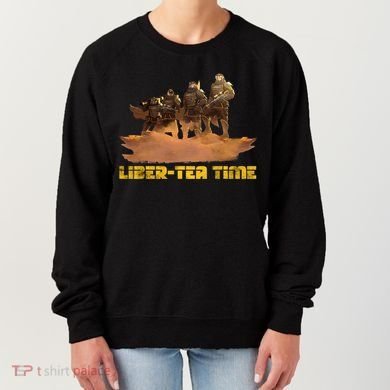 Liber Tea Time Hell Of Diver Helldiving Lovers Outfit Women's Sweatshirt