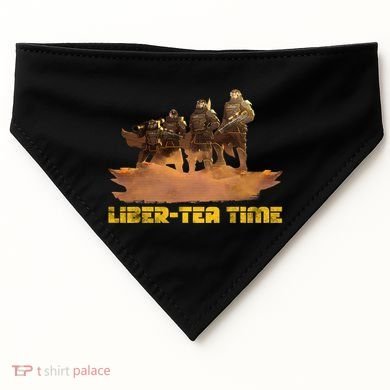 Liber Tea Time Hell Of Diver Helldiving Lovers Outfit USA-Made Doggie Bandana