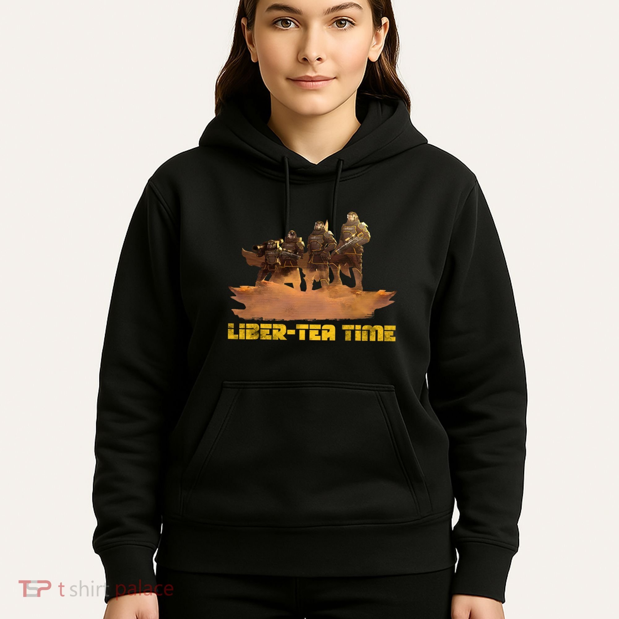Liber Tea Time Hell Of Diver Helldiving Lovers Outfit Hoodie