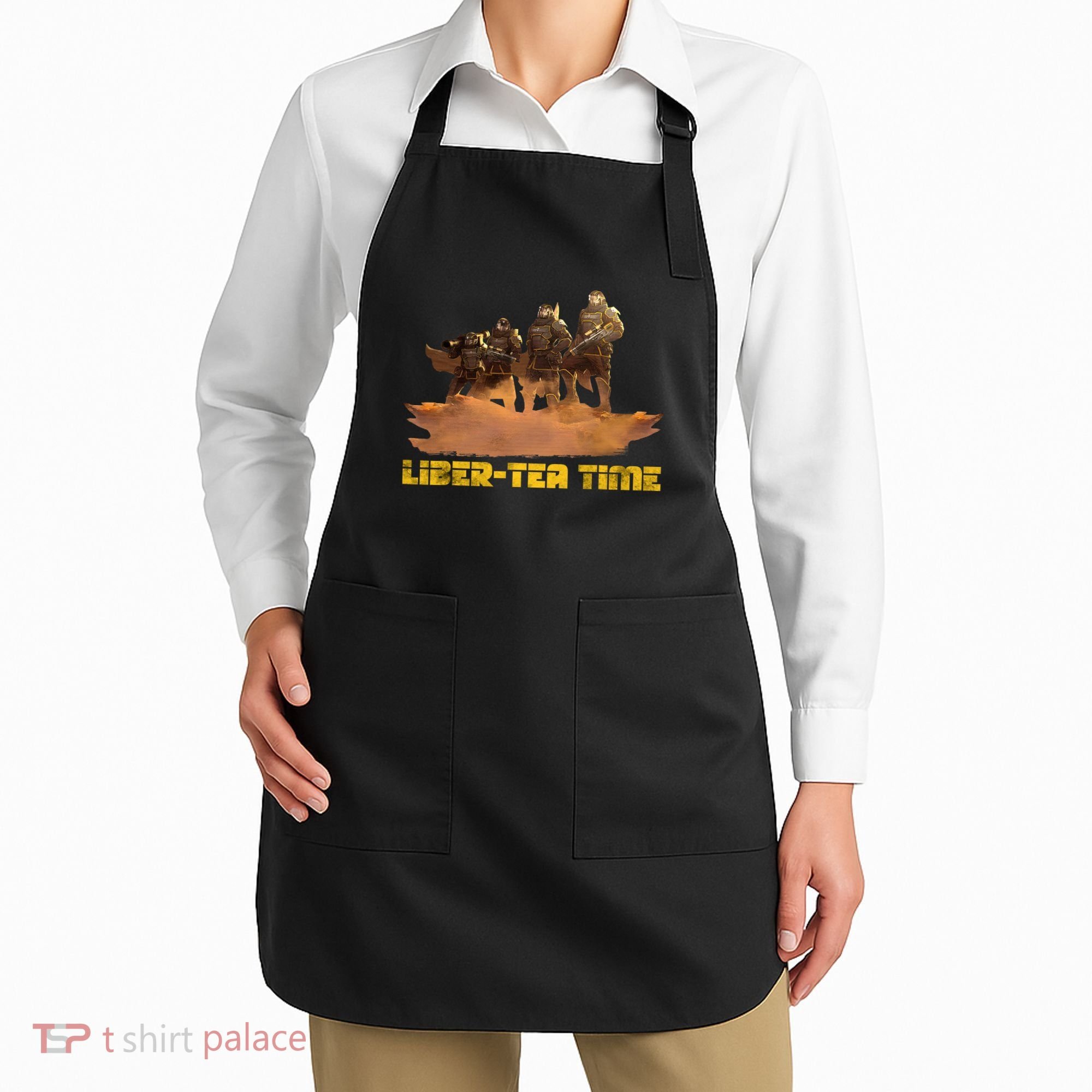 Liber Tea Time Hell Of Diver Helldiving Lovers Outfit Apron