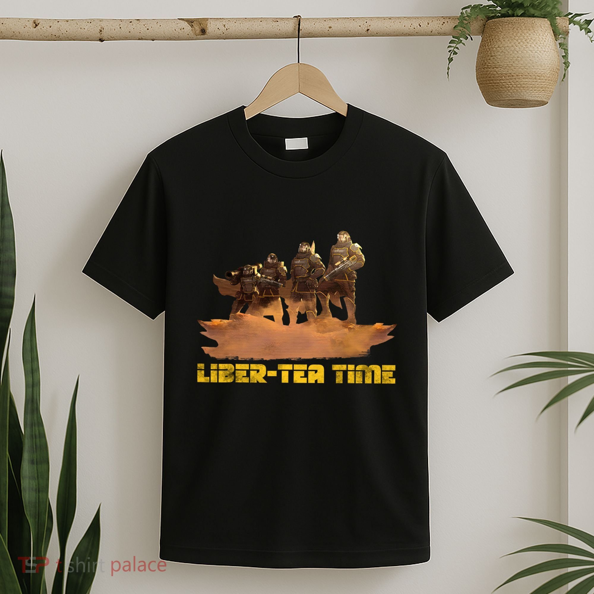 Liber Tea Time Hell Of Diver Helldiving Lovers Outfit T-Shirt