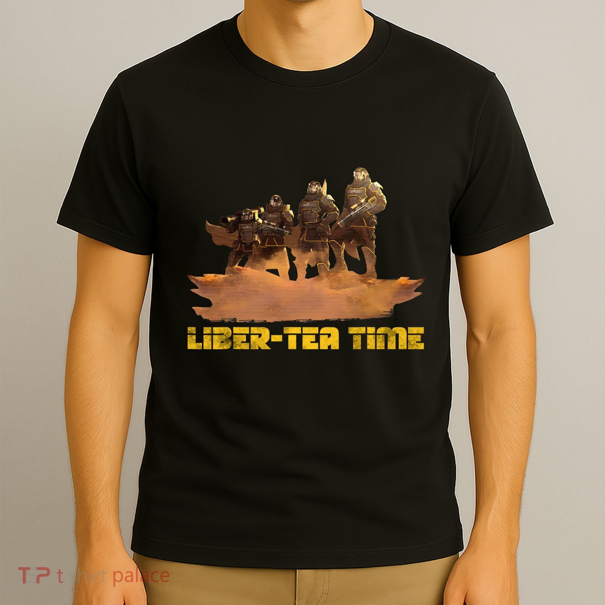 Liber Tea Time Hell Of Diver Helldiving Lovers Outfit T-Shirt
