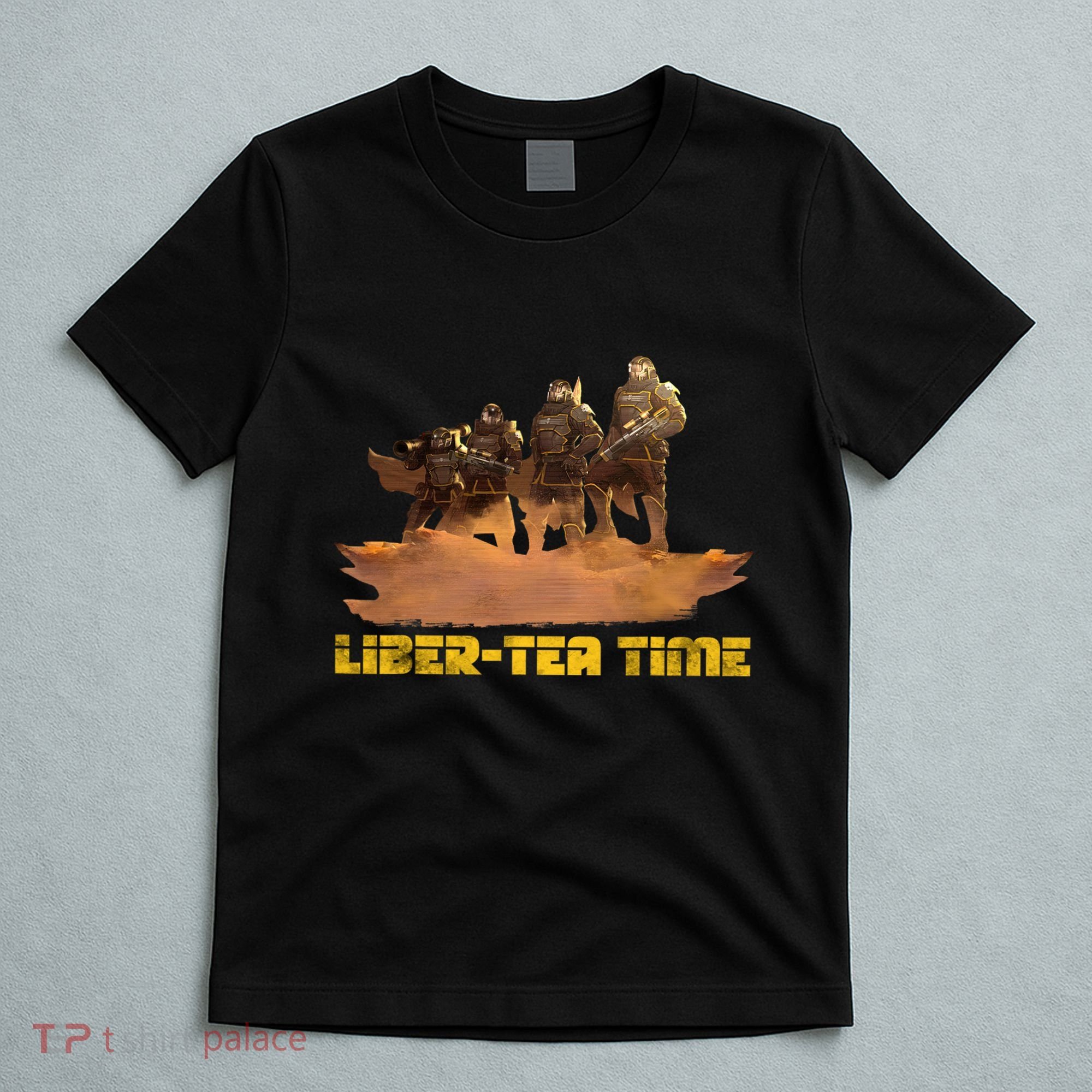 Liber Tea Time Hell Of Diver Helldiving Lovers Outfit T-Shirt