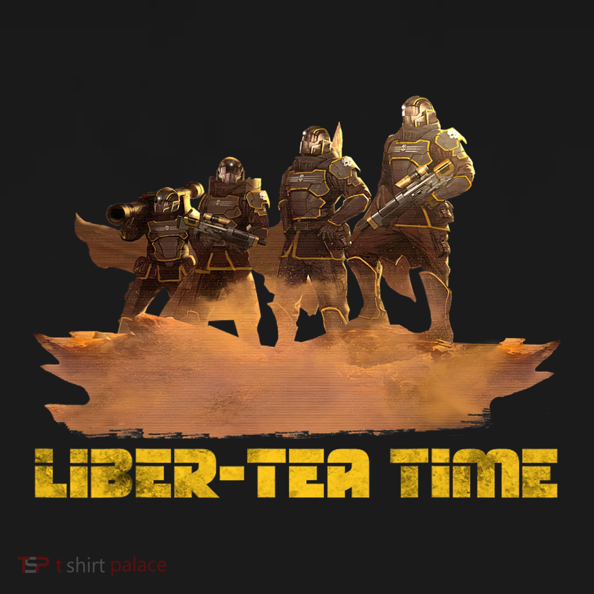 Liber Tea Time Hell Of Diver Helldiving Lovers Outfit T-Shirt