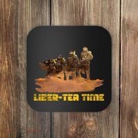 Liber Tea Time Hell Of Diver Helldiving Lovers Outfit Coaster thumb 0