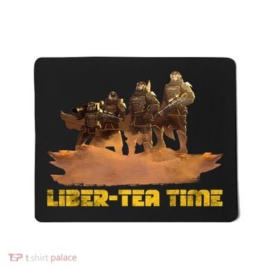 Liber Tea Time Hell Of Diver Helldiving Lovers Outfit Mousepad
