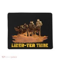Liber Tea Time Hell Of Diver Helldiving Lovers Outfit Mousepad thumb 0