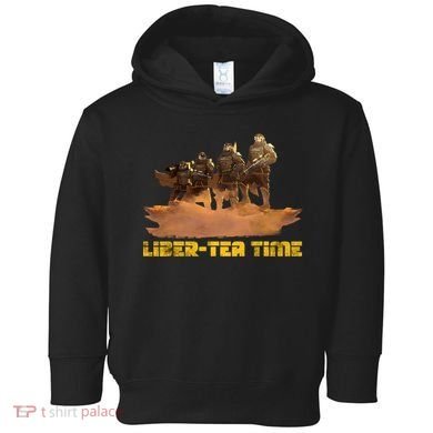 Liber Tea Time Hell Of Diver Helldiving Lovers Outfit Toddler Hoodie