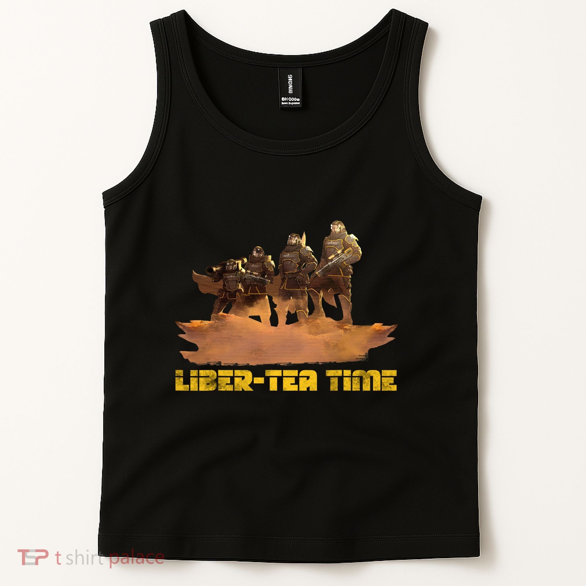 Liber Tea Time Hell Of Diver Helldiving Lovers Outfit Tank Top