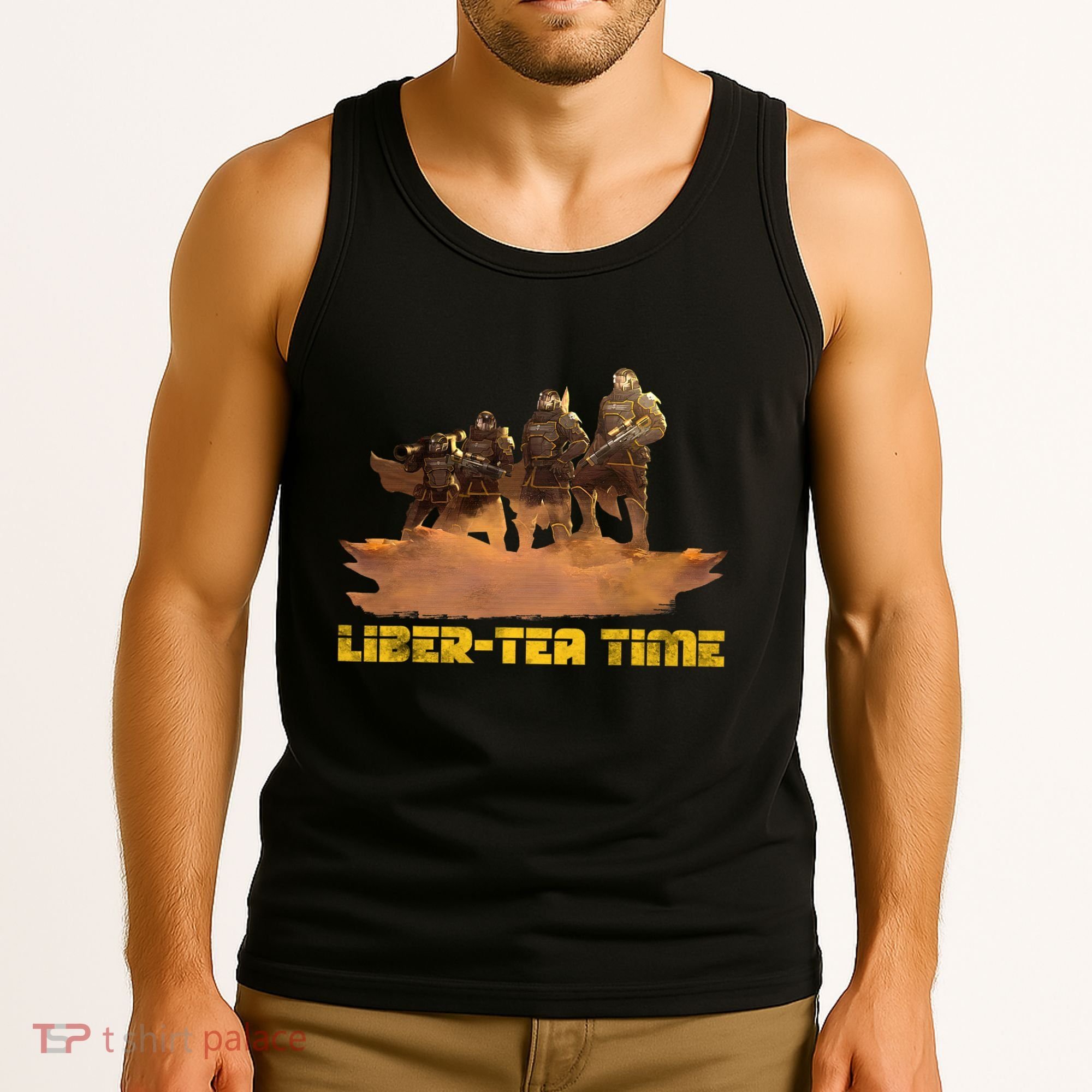 Liber Tea Time Hell Of Diver Helldiving Lovers Outfit Tank Top
