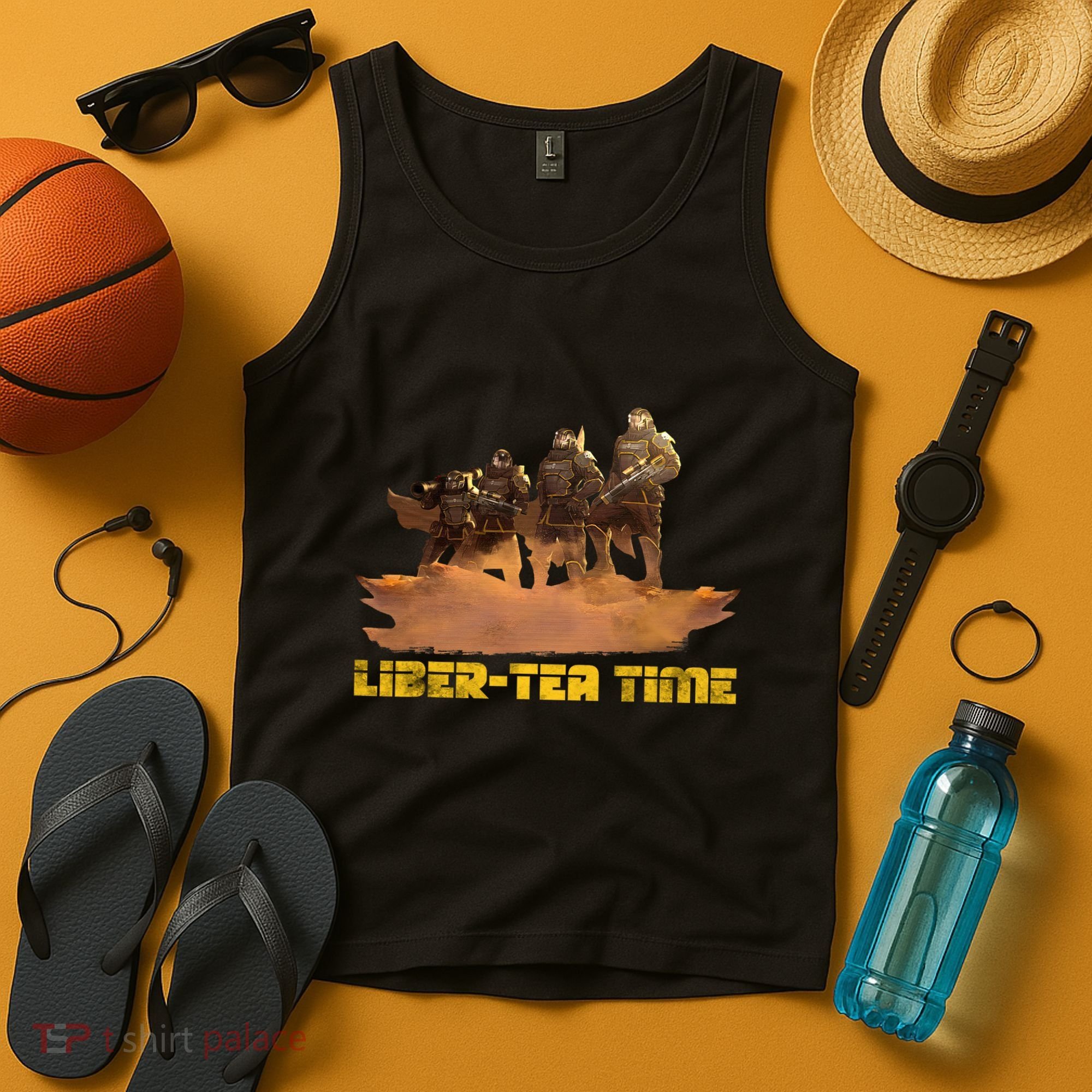 Liber Tea Time Hell Of Diver Helldiving Lovers Outfit Tank Top