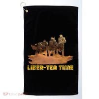 Liber Tea Time Hell Of Diver Helldiving Lovers Outfit Golf Towel thumb 0