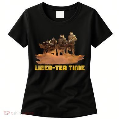 Liber Tea Time Hell Of Diver Helldiving Lovers Outfit Women's T-Shirt