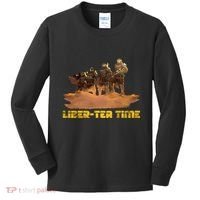 Liber Tea Time Hell Of Diver Helldiving Lovers Outfit Kids Long Sleeve Shirt thumb 0