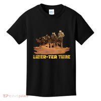 Liber Tea Time Hell Of Diver Helldiving Lovers Outfit Kids T-Shirt thumb 0