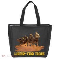 Liber Tea Time Hell Of Diver Helldiving Lovers Outfit Tote Bag thumb 0