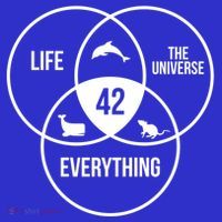 Life The Universe And Everything 42 Answer To Life Meaningful Gift Long Sleeve Shirt thumb 2