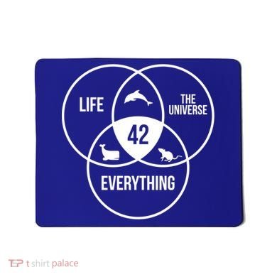 Life The Universe And Everything 42 Answer To Life Meaningful Gift Mousepad