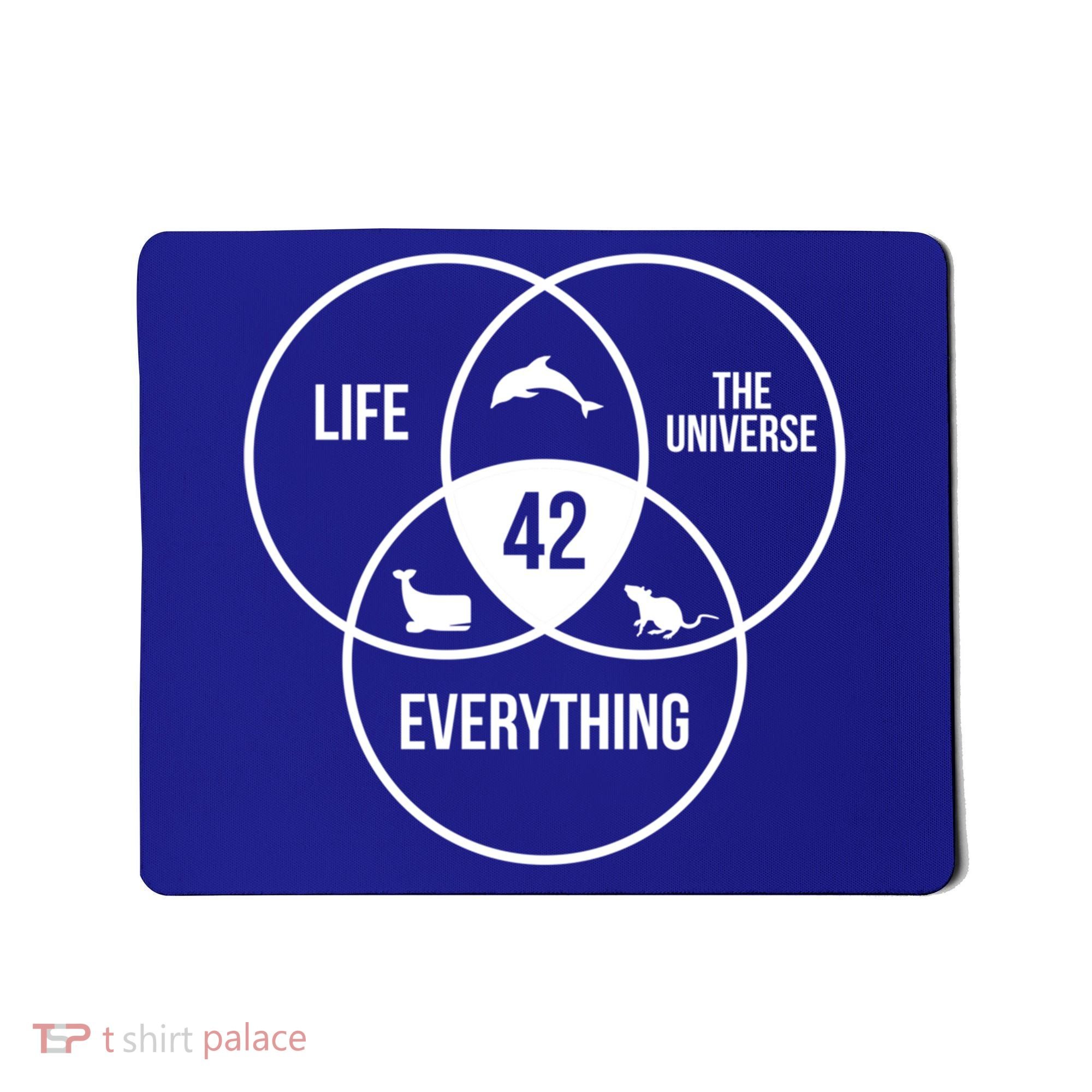 Life The Universe And Everything 42 Answer To Life Meaningful Gift Mousepad