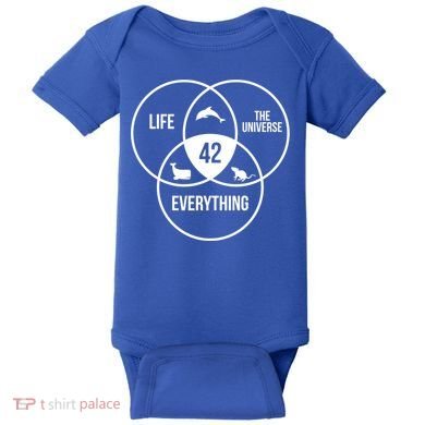 Life The Universe And Everything 42 Answer To Life Meaningful Gift Baby Bodysuit