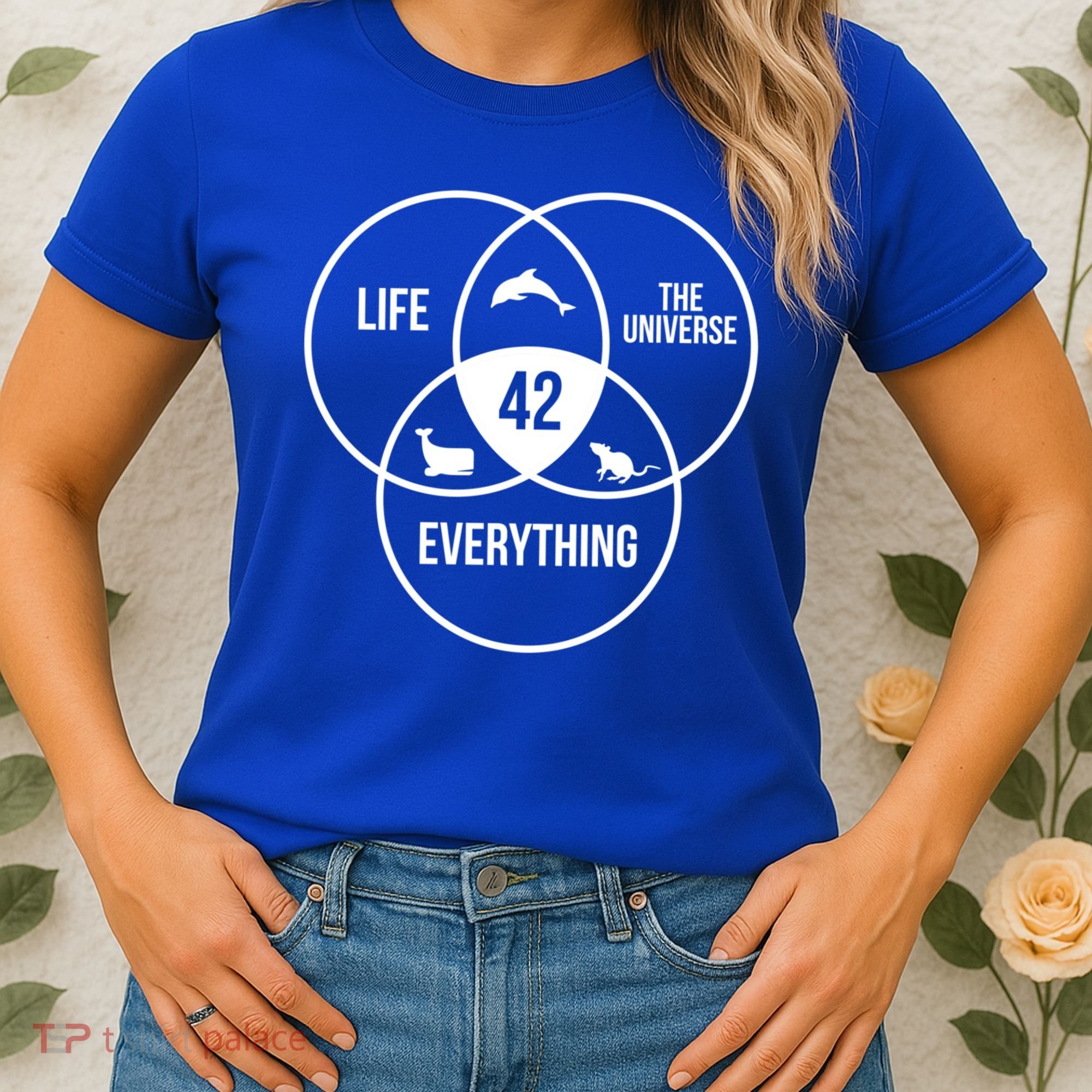 Life The Universe And Everything 42 Answer To Life Meaningful Gift Women's T-Shirt