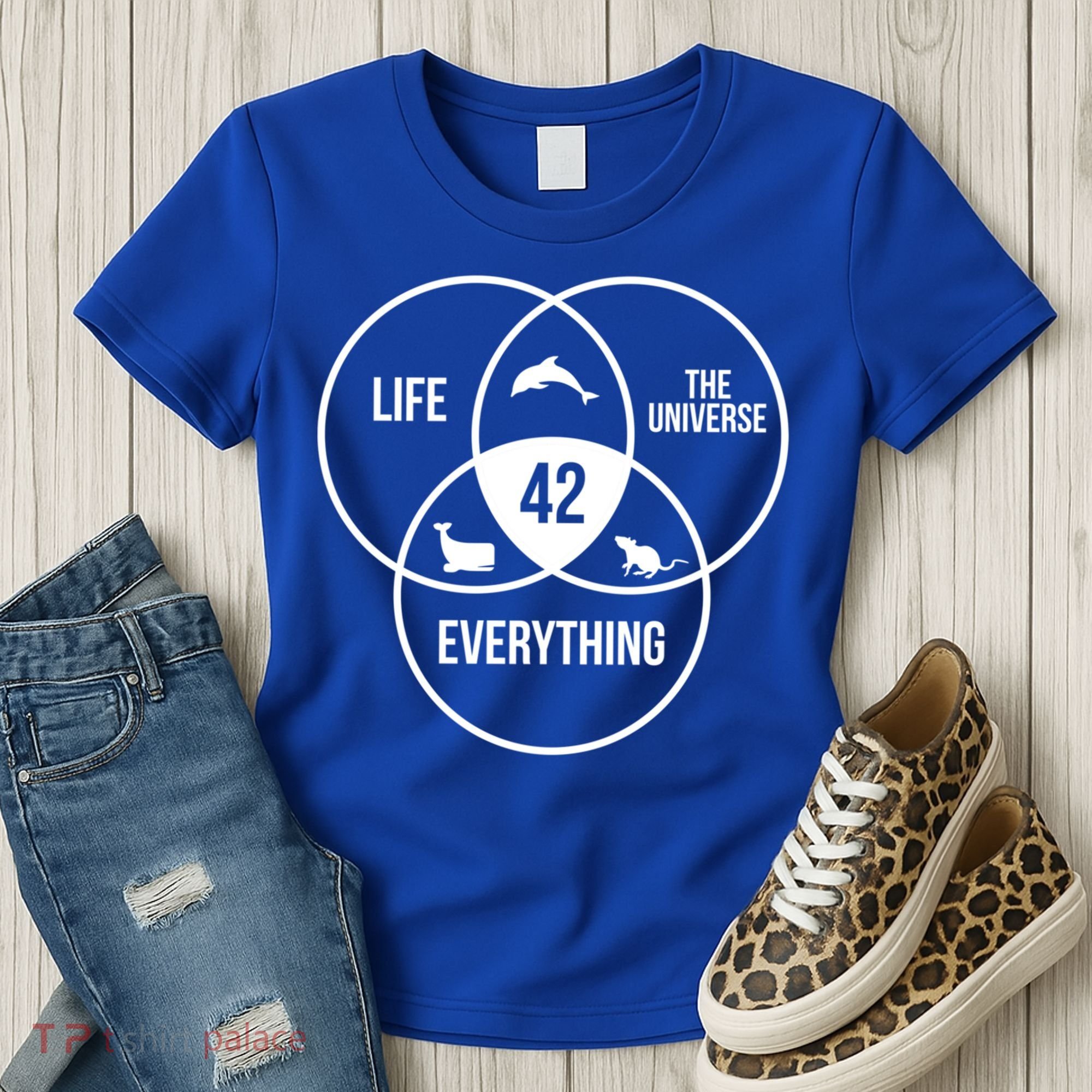 Life The Universe And Everything 42 Answer To Life Meaningful Gift Women's T-Shirt