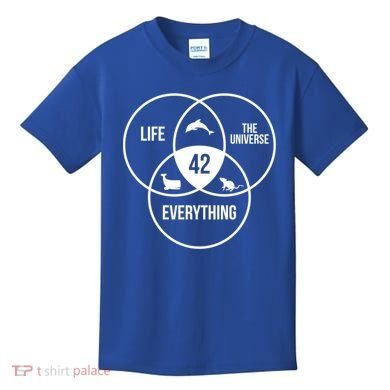 Life The Universe And Everything 42 Answer To Life Meaningful Gift Kids T-Shirt