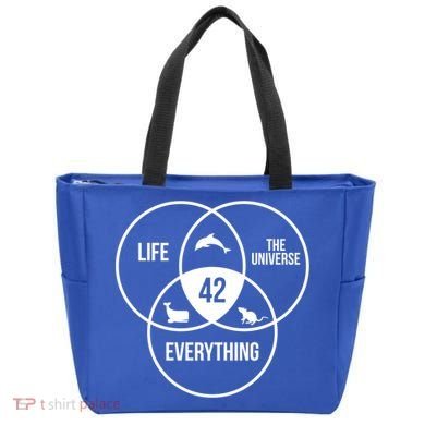 Life The Universe And Everything 42 Answer To Life Meaningful Gift Tote Bag
