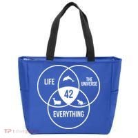Life The Universe And Everything 42 Answer To Life Meaningful Gift Tote Bag thumb 0