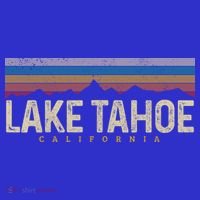 Lake Tahoe Vintage Mountains Hiking Camping Retro California Meaningful Gift Tank Top thumb 6