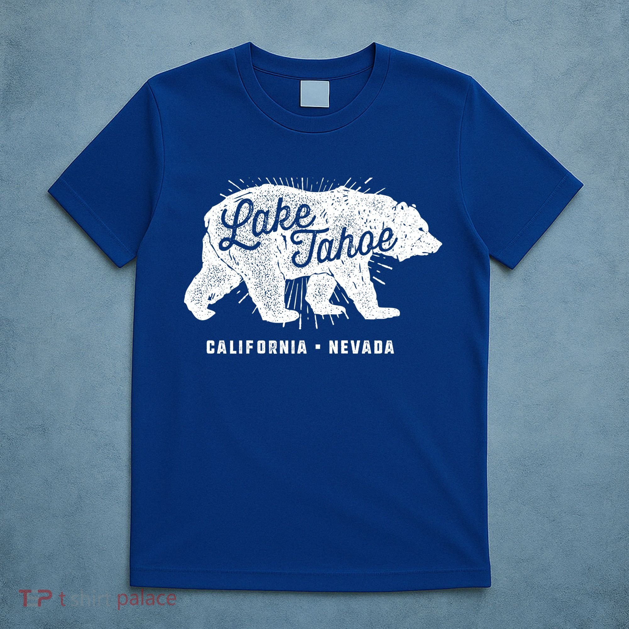 Lake Tahoe Vintage Retro Bear California Nevada Gift T-Shirt