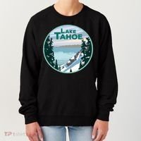 Lake Tahoe Winter Meaningful Gift California Nevada Mountain Gift Women's Sweatshirt thumb 0