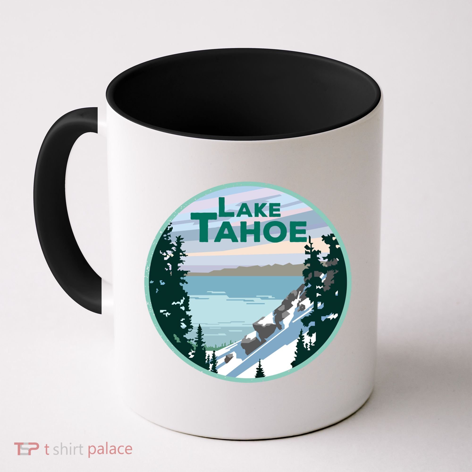 Lake Tahoe Winter Meaningful Gift California Nevada Mountain Gift Coffee Mug