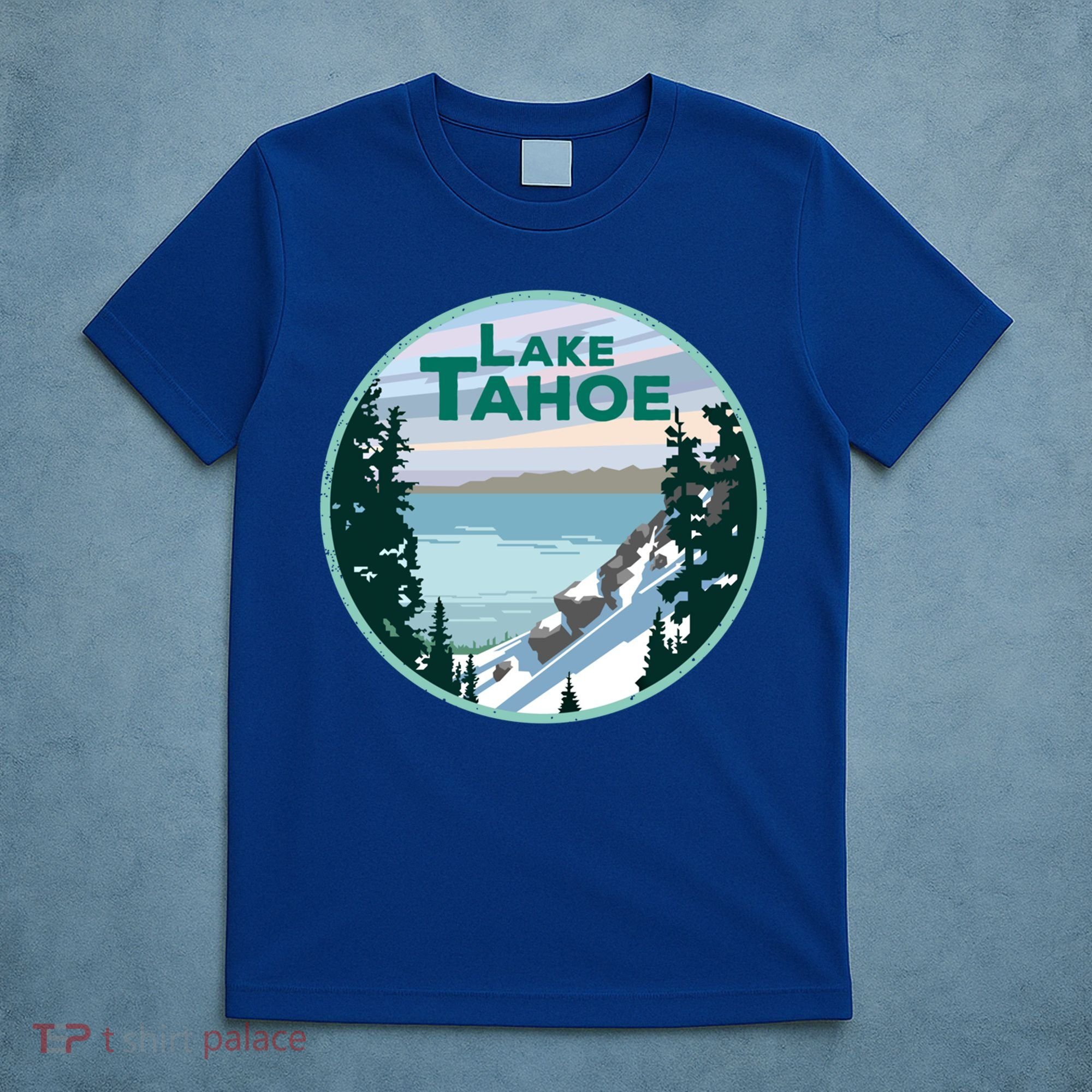 Lake Tahoe Winter Meaningful Gift California Nevada Mountain Gift T-Shirt