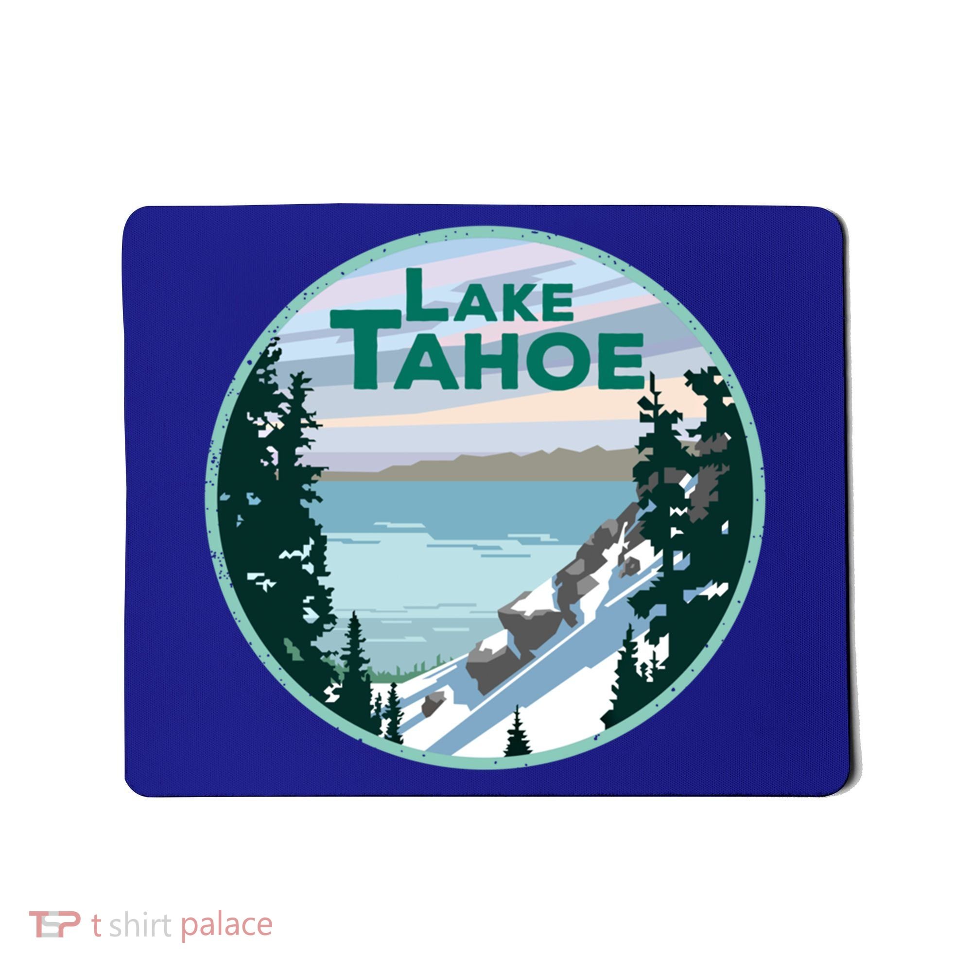 Lake Tahoe Winter Meaningful Gift California Nevada Mountain Gift Mousepad