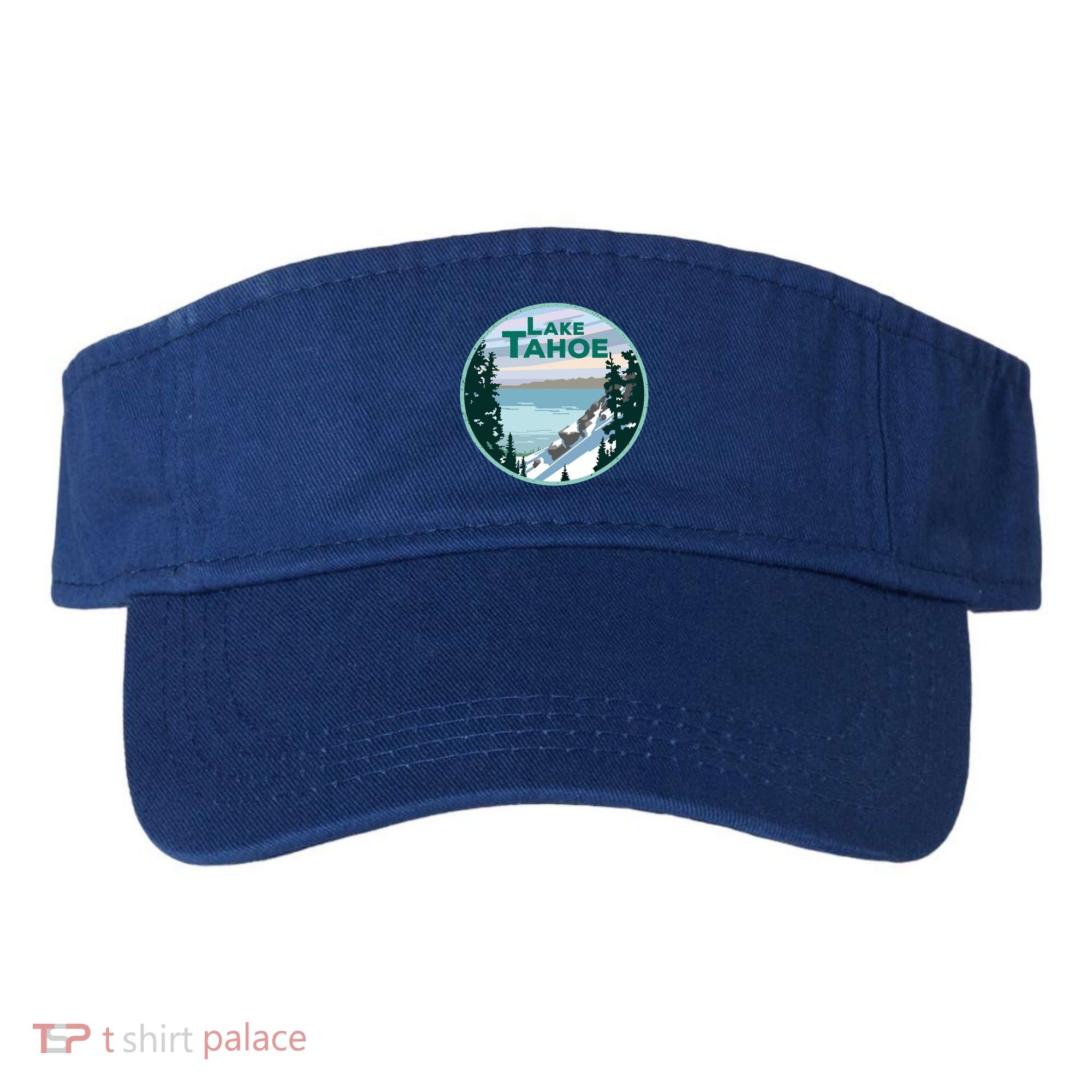 Lake Tahoe Winter Meaningful Gift California Nevada Mountain Gift Visor