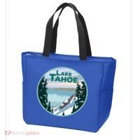 Lake Tahoe Winter Meaningful Gift California Nevada Mountain Gift Tote Bag thumb 3