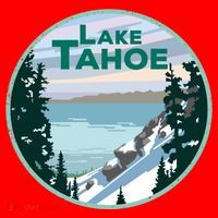 Lake Tahoe Winter Meaningful Gift California Nevada Mountain Gift Santa Hat thumb 1
