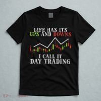 Life Ups And Downs Day Trading Crypto Stock Market Trader T-Shirt thumb 5