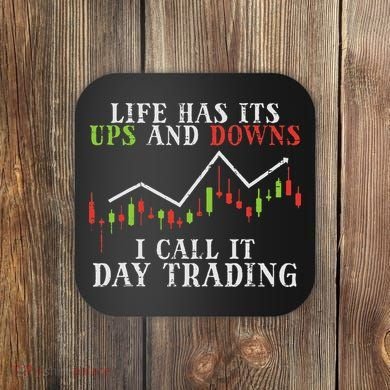 Life Ups And Downs Day Trading Crypto Stock Market Trader Coaster